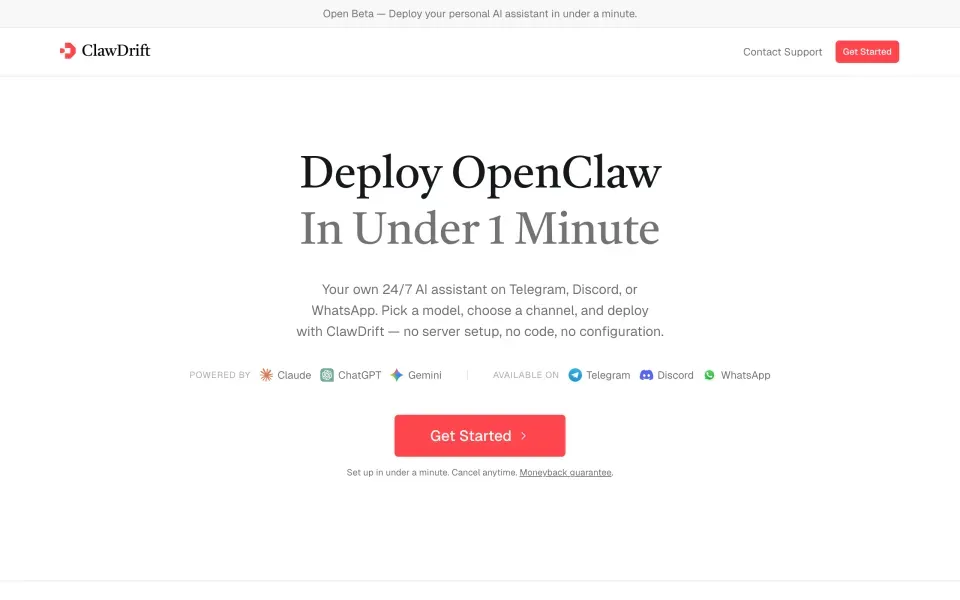 OpenClaw Pro homepage